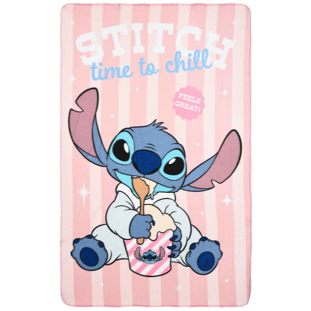 Disney Lilo un Stitch flīsa sega 100x150cm