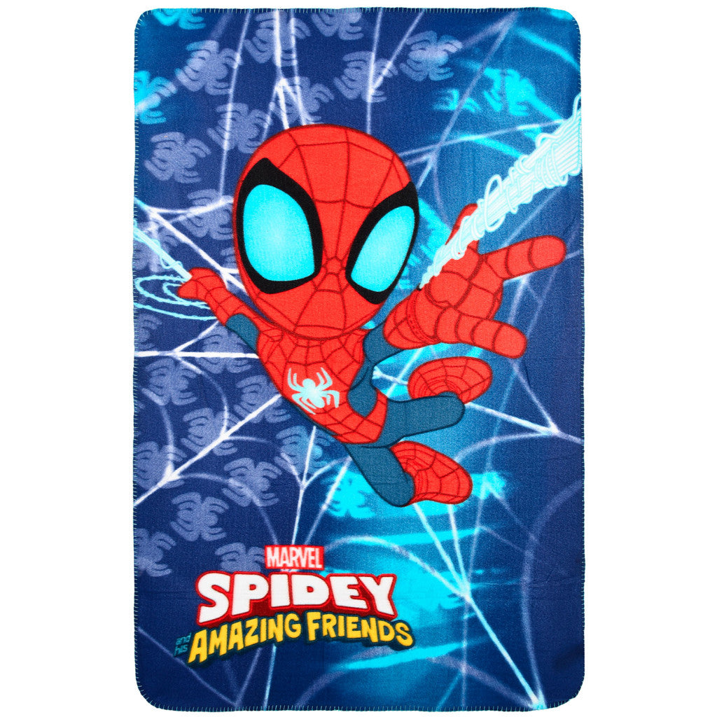 Zirnekļcilvēka Spidey Cuddle polārās flīsa sega 100x150cm