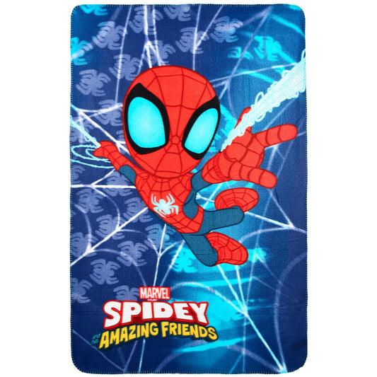 Zirnekļcilvēka Spidey Cuddle polārās flīsa sega 100x150cm