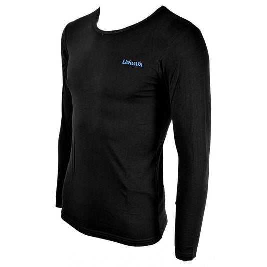 Ushuaia Black Melns vīriešu termo krekls S-XXL
