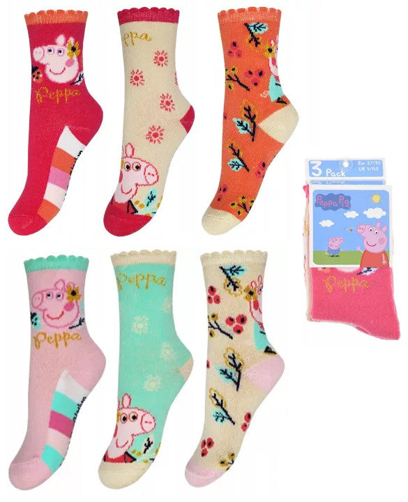 Peppa Pig Flower bērnu zeķītes 23-34