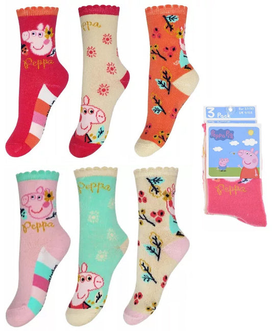 Peppa Pig Flower bērnu zeķītes 23-34