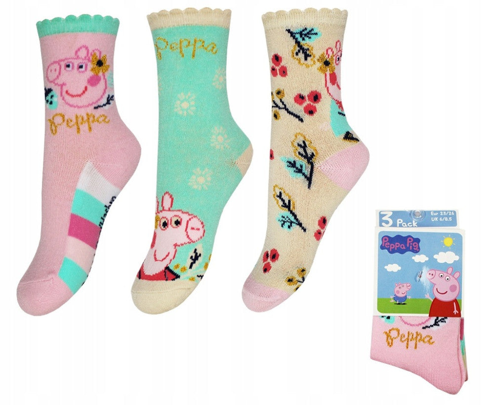 Peppa Pig Flower bērnu zeķītes 23-34