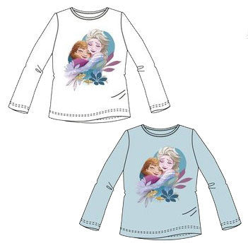 Disney Frozen Togetherness bērnu garroku T-krekls, topiņš 4-8 gadi