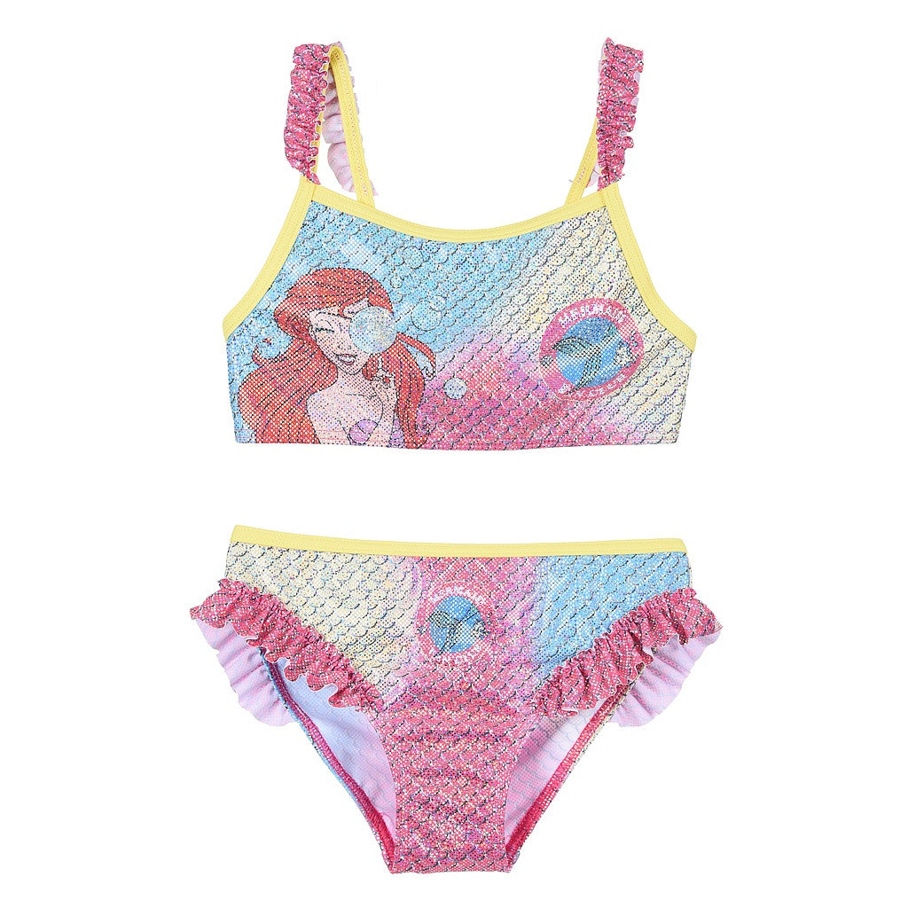 Disney Princess Ariel Bubble bērnu peldkostīms, bikini 3-6 gadi