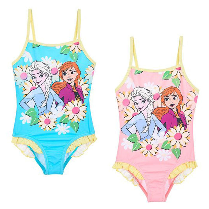 Disney Frozen Petals bērnu peldkostīms, peldēšanai 4-8 gadi