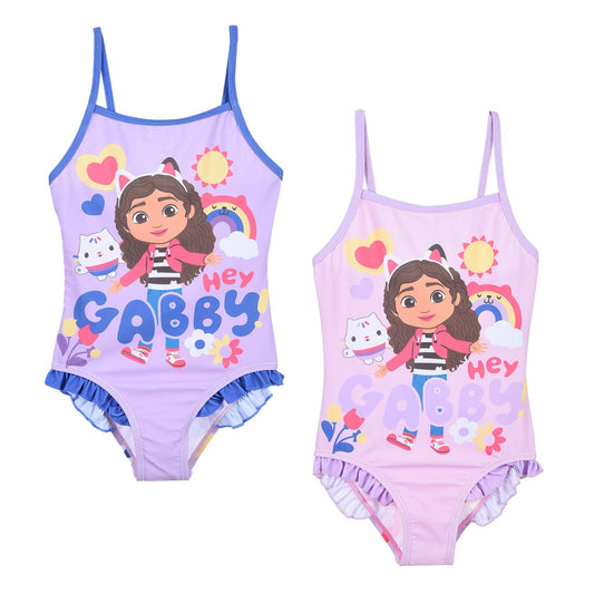 Gabby's Dollhouse bērnu peldkostīms, peldēšanai, 3-8 gadi