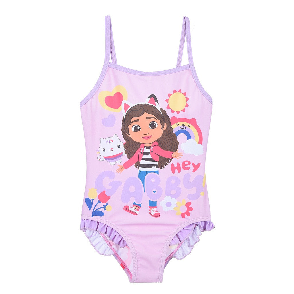 Gabby's Dollhouse bērnu peldkostīms, peldēšanai, 3-8 gadi