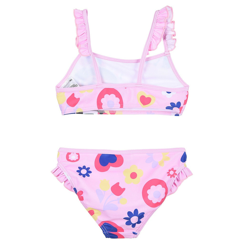 Gabby's Dollhouse Bubbly World bērnu peldkostīms, bikini 3-8 gadi