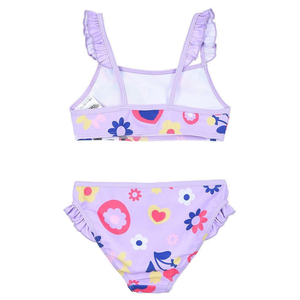 Gabby's Dollhouse Bubbly World bērnu peldkostīms, bikini 3-8 gadi