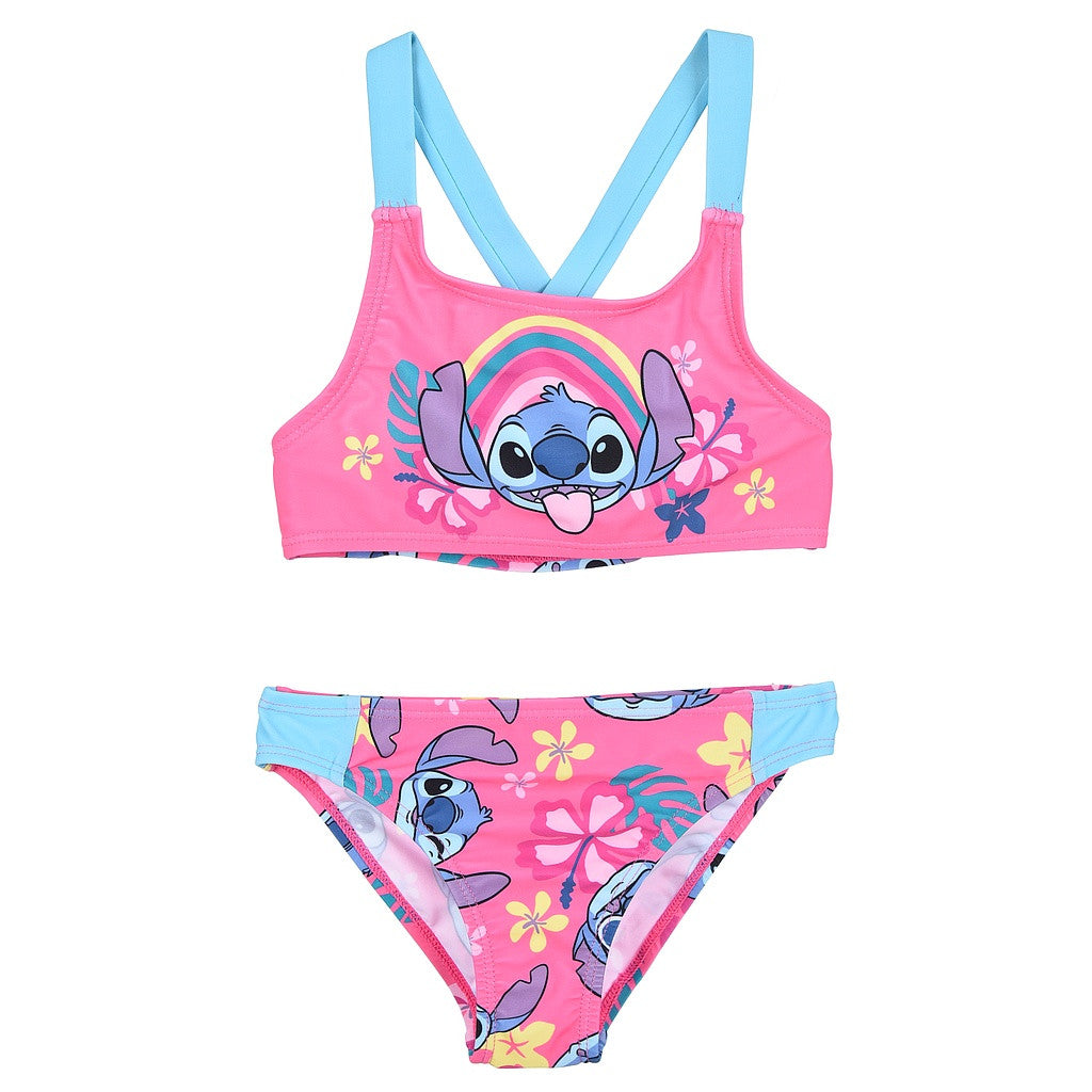 Disney Lilo un Stitch bērnu peldkostīms, bikini 3-8 gadi