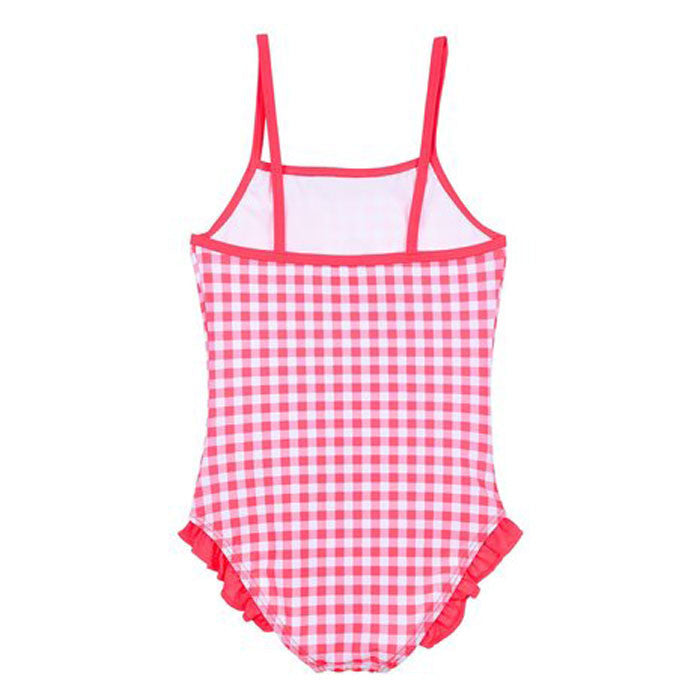 Disney Minnie Plaid bērnu peldkostīms, peldēšanai 3-8 gadi