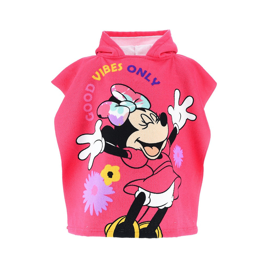 Disney Minnie pludmales dvielis pončo 55x110 cm (ātri žūstošs)