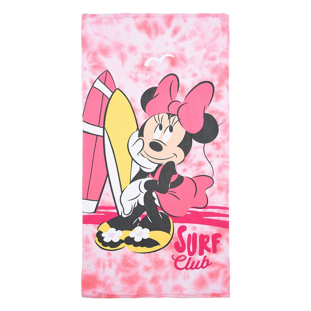 Disney Minnie vannas dvielis, pludmales dvielis 70x140cm (ātri žūstošs)