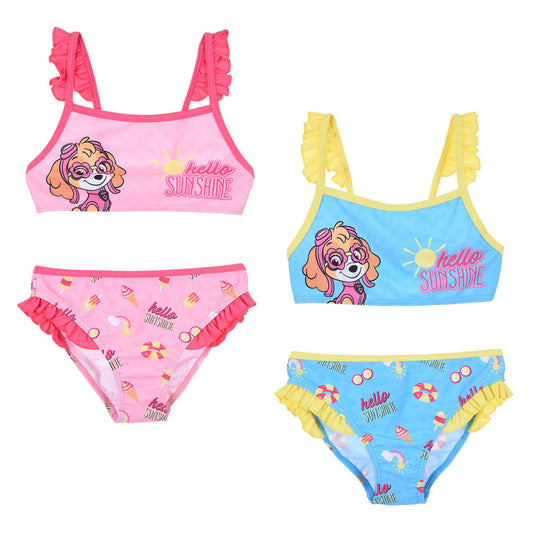 Ķepu patruļa Sunshine bērnu peldkostīms, bikini 3-6 gadi