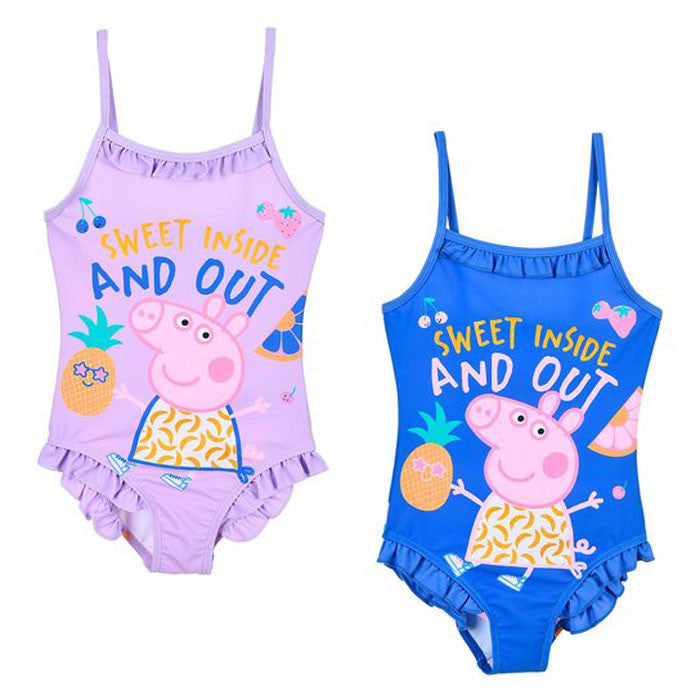 Peppa Pig augļu bērnu peldkostīms, peldētājs 3-6 gadi