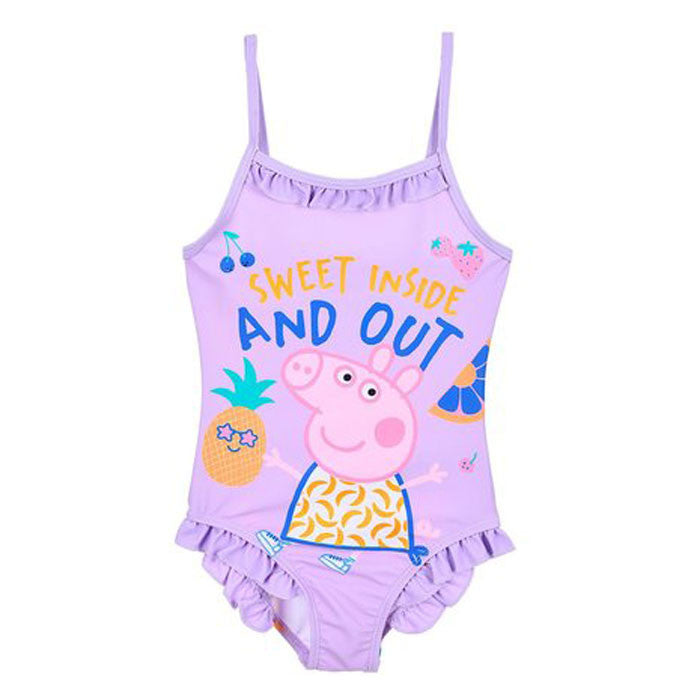 Peppa Pig augļu bērnu peldkostīms, peldētājs 3-6 gadi