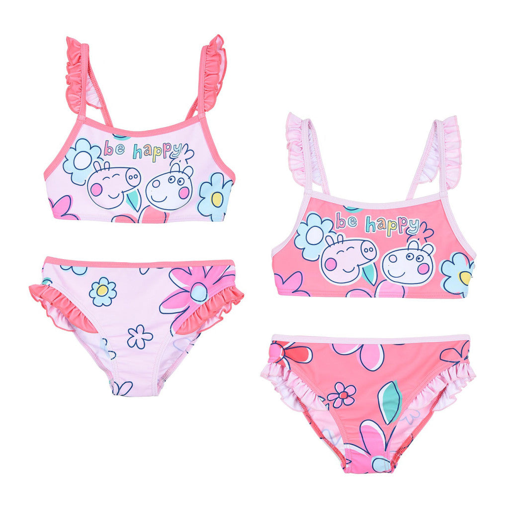 Peppa Pig So Happy bērnu peldkostīms, bikini 3-6 gadi