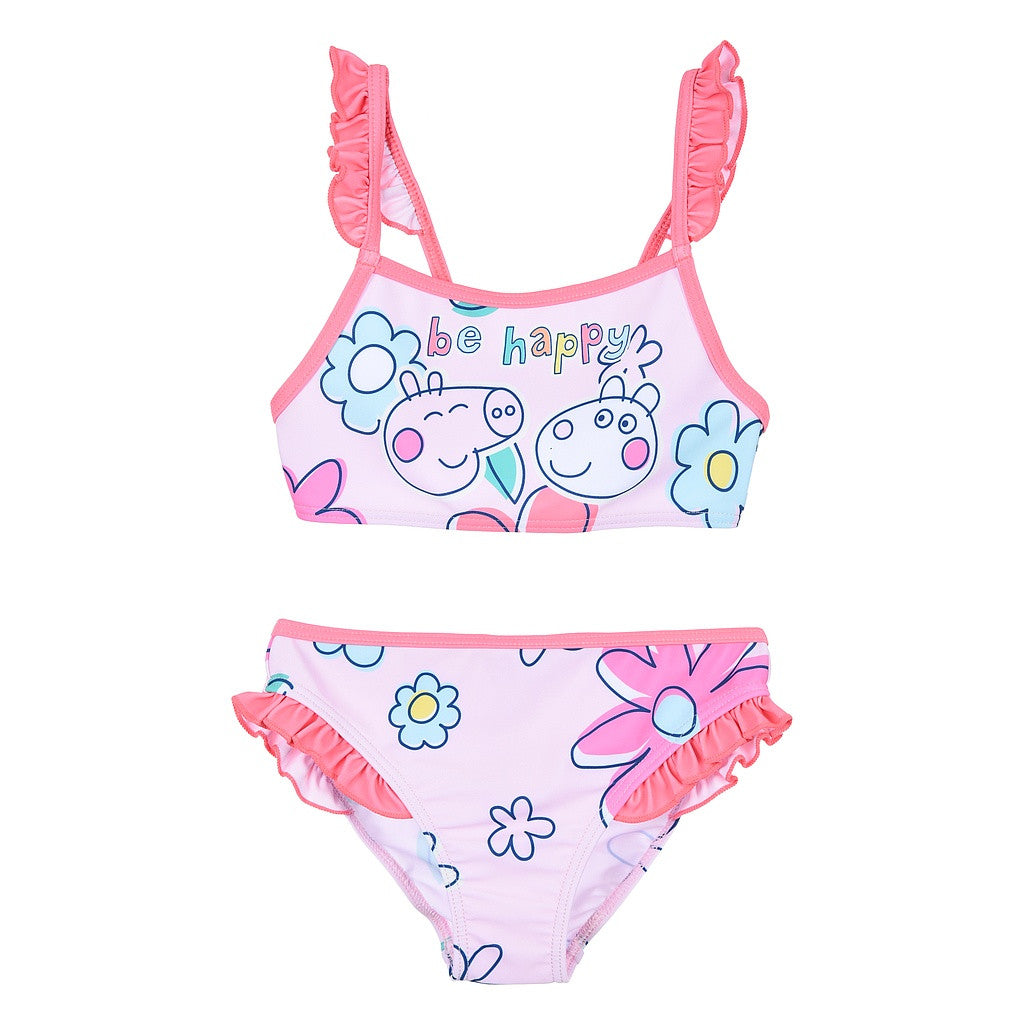 Peppa Pig So Happy bērnu peldkostīms, bikini 3-6 gadi