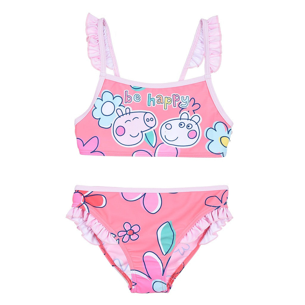 Peppa Pig So Happy bērnu peldkostīms, bikini 3-6 gadi