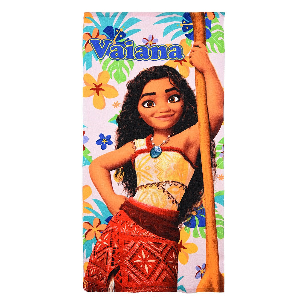 Disney Vaiana vannas dvielis, pludmales dvielis 70x140cm (ātri žūstošs)