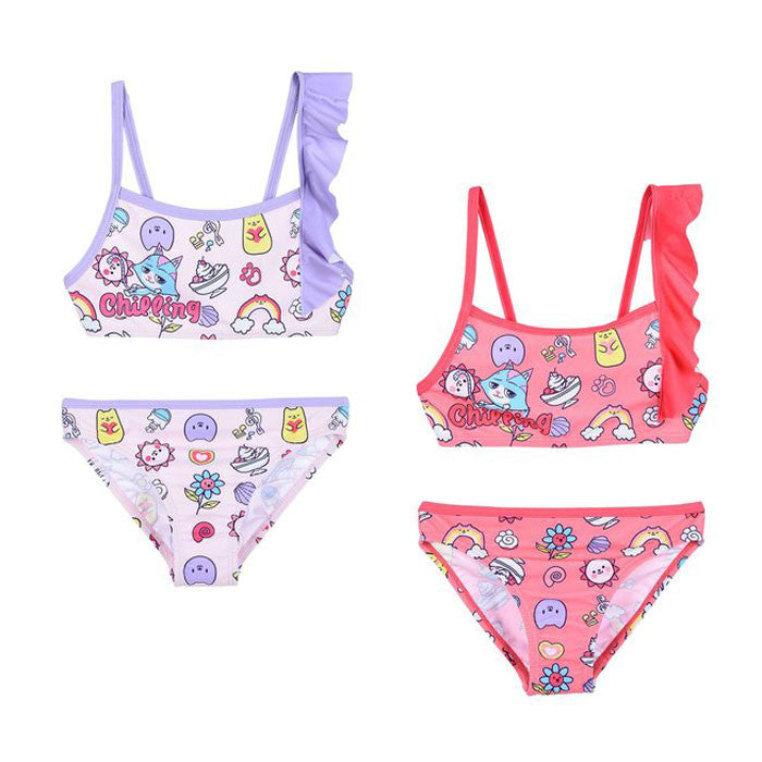 Gabby's Dollhouse bērnu peldkostīms, bikini 3-8 gadi