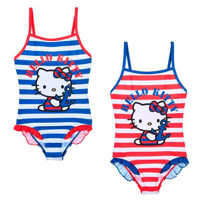 Hello Kitty Anchor bērnu peldkostīms, peldēšanai, 3-8 gadi