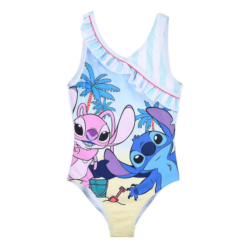 Disney Lilo un Stitch Angel bērnu peldkostīms, peldēšanai 3-8 gadi