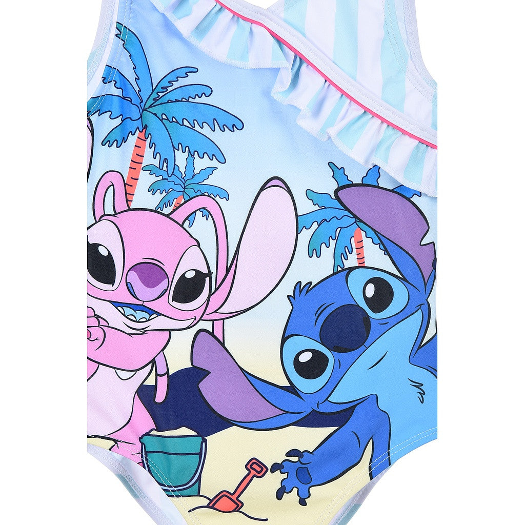 Disney Lilo un Stitch Angel bērnu peldkostīms, peldēšanai 3-8 gadi