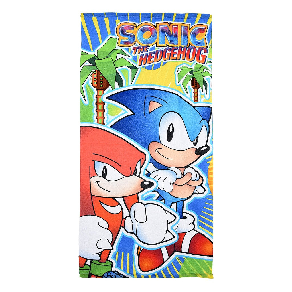 Sonic the Hedgehog vannas dvielis, pludmales dvielis 70x140cm (ātri žūstošs)