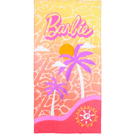Bārbija Palm vannas dvielis, pludmales dvielis 70x140cm