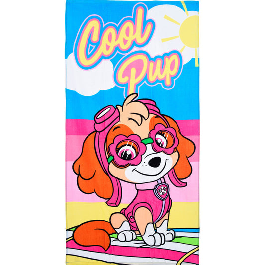 Paw Patrol Cool Pup vannas dvielis, pludmales dvielis 70x140cm
