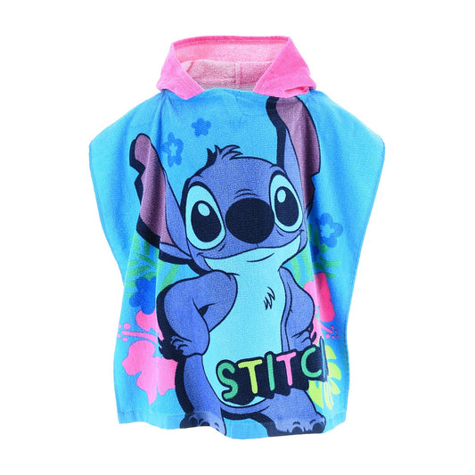 Disney Lilo un Stitch pludmales dvielis pončo 55x110 cm