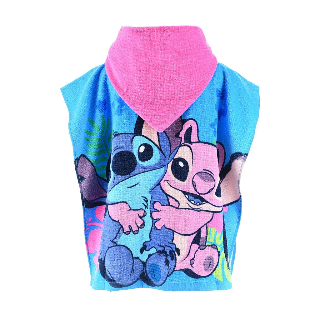 Disney Lilo un Stitch pludmales dvielis pončo 55x110 cm