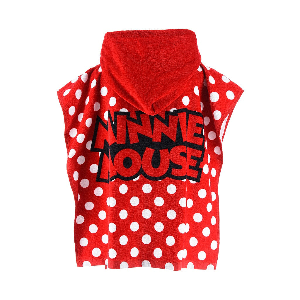 Disney Minnie pludmales dvielis pončo 55x110 cm