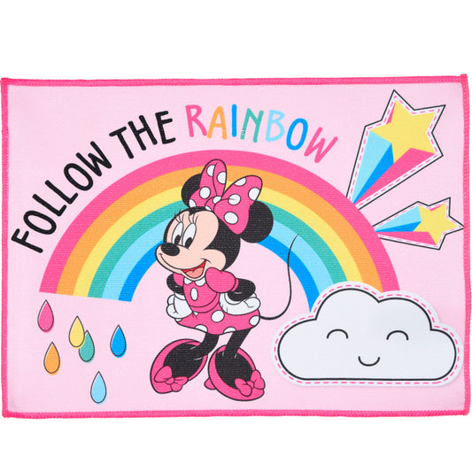 Disney Minnie varavīksnes roku dvielis, sejas dvielis, 40x30 cm