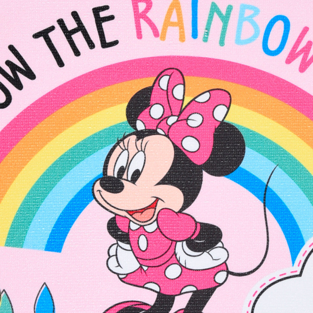 Disney Minnie varavīksnes roku dvielis, sejas dvielis, 40x30 cm