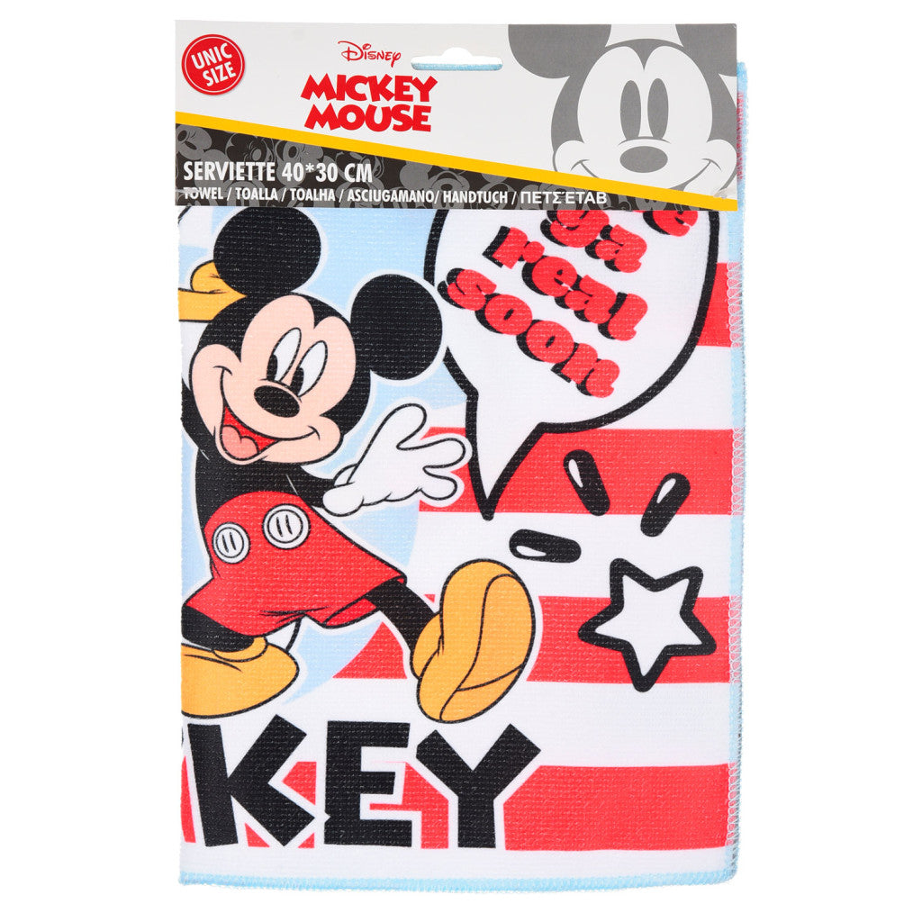 Disney Mickey Oh Boy roku dvielis, sejas dvielis 40x30 cm