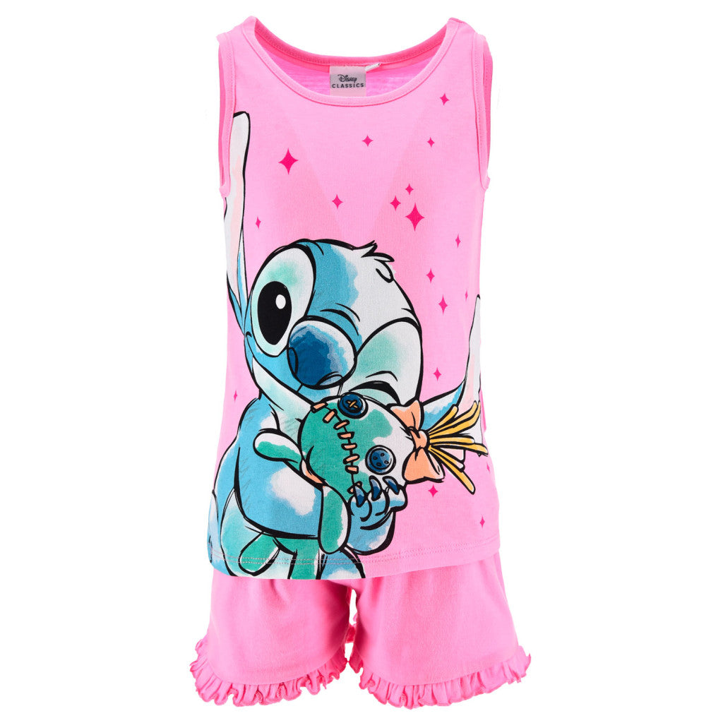 Disney Lilo un Stitch Scrump bērnu īsā pidžama 3-8 gadi Dāvanu kaste