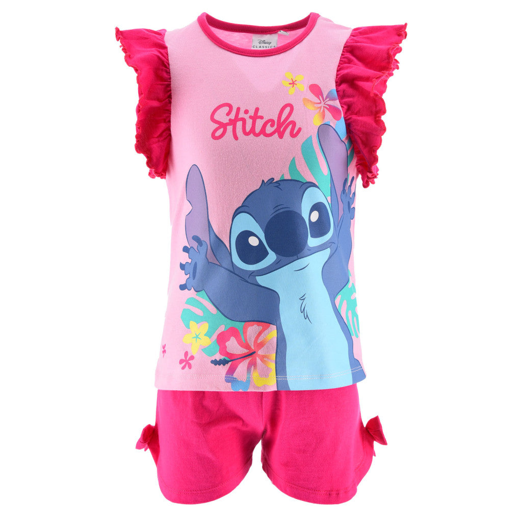 Disney Lilo un Stitch Happy bērnu īsā pidžama 3-8 gadi