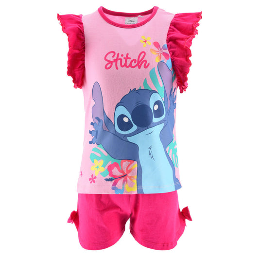 Disney Lilo un Stitch Happy bērnu īsā pidžama 3-8 gadi