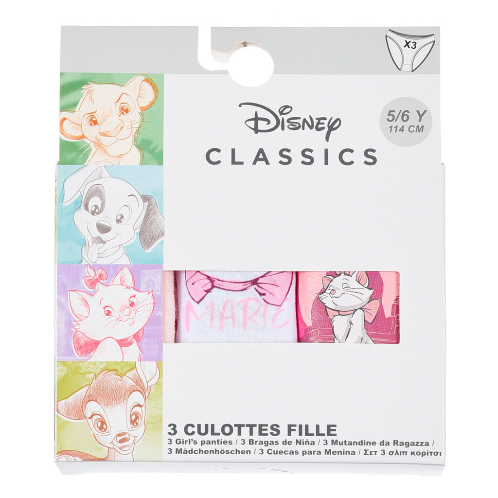 Disney Marie bērnu apakšveļa, biksītes 3 gab./iepakojumā