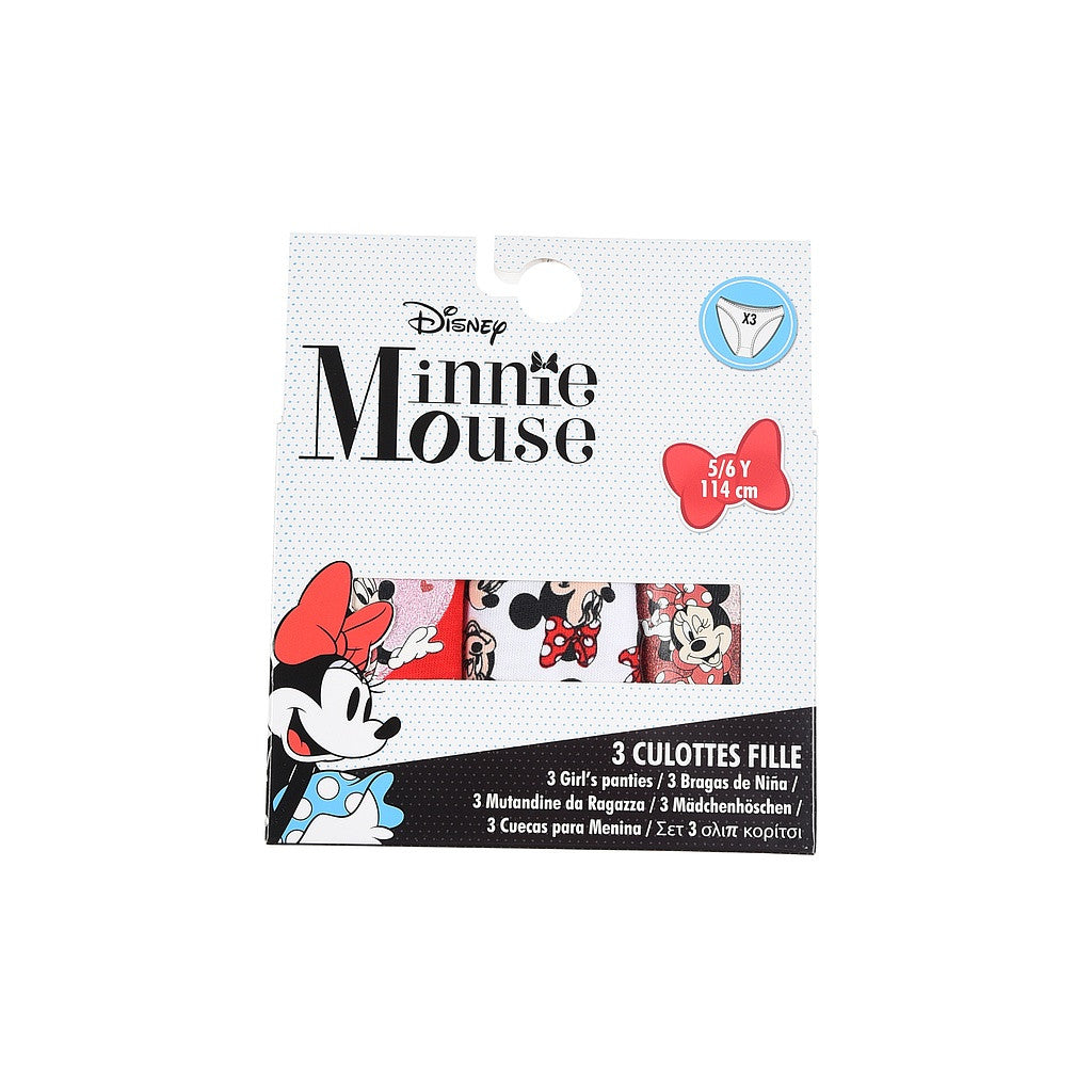 Disney Minnie bērnu apakšveļa, 3 daļu biksīšu komplekts