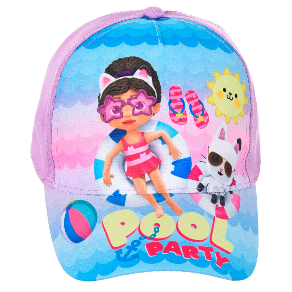 Gabby's Dollhouse Pool Party bērnu beisbola cepure, 54 cm