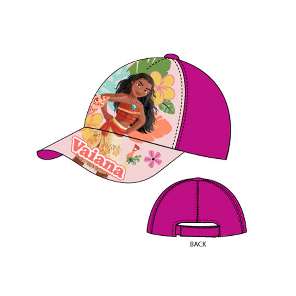 Disney Vaiana Ocean Bloom bērnu beisbola cepure 54 cm