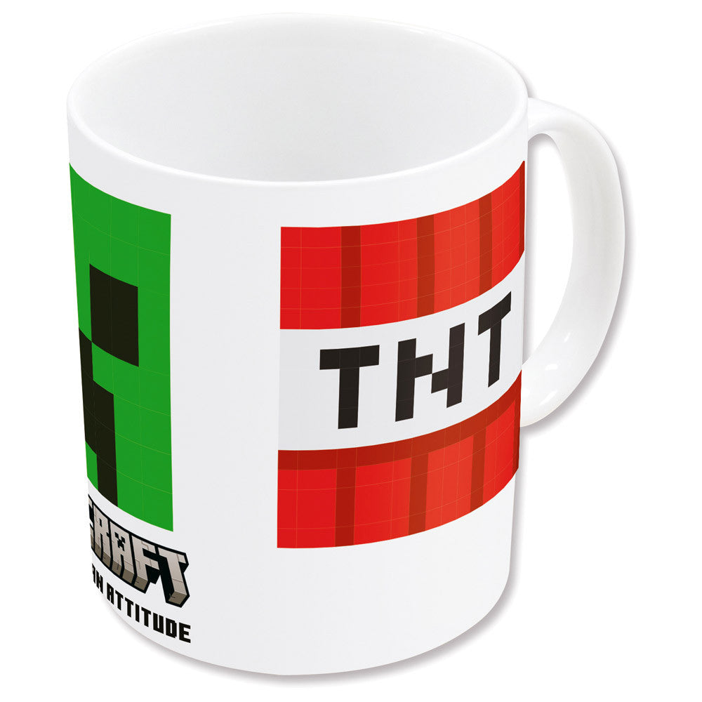 Minecraft Adaptācijas porcelāna krūze 325 ml (11 unces) dāvanu kastītē