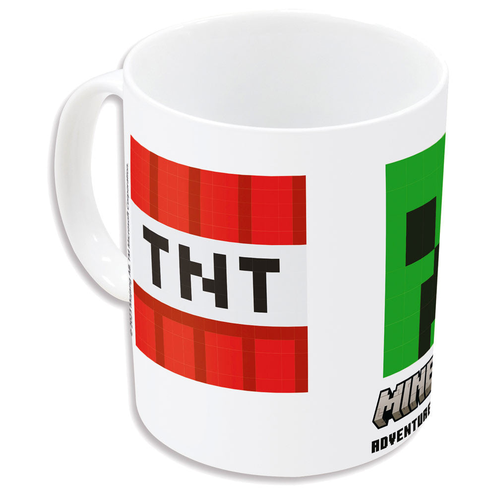 Minecraft Adaptācijas porcelāna krūze 325 ml (11 unces) dāvanu kastītē