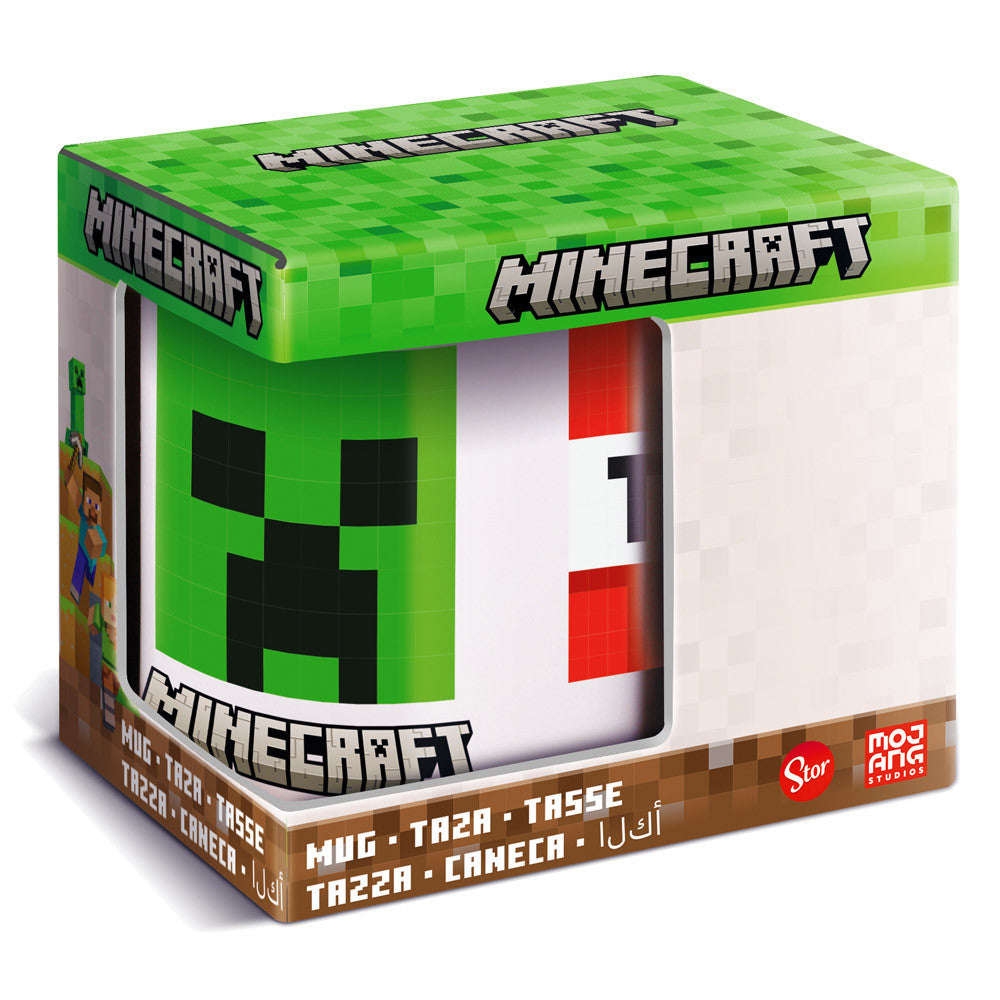 Minecraft Adaptācijas porcelāna krūze 325 ml (11 unces) dāvanu kastītē