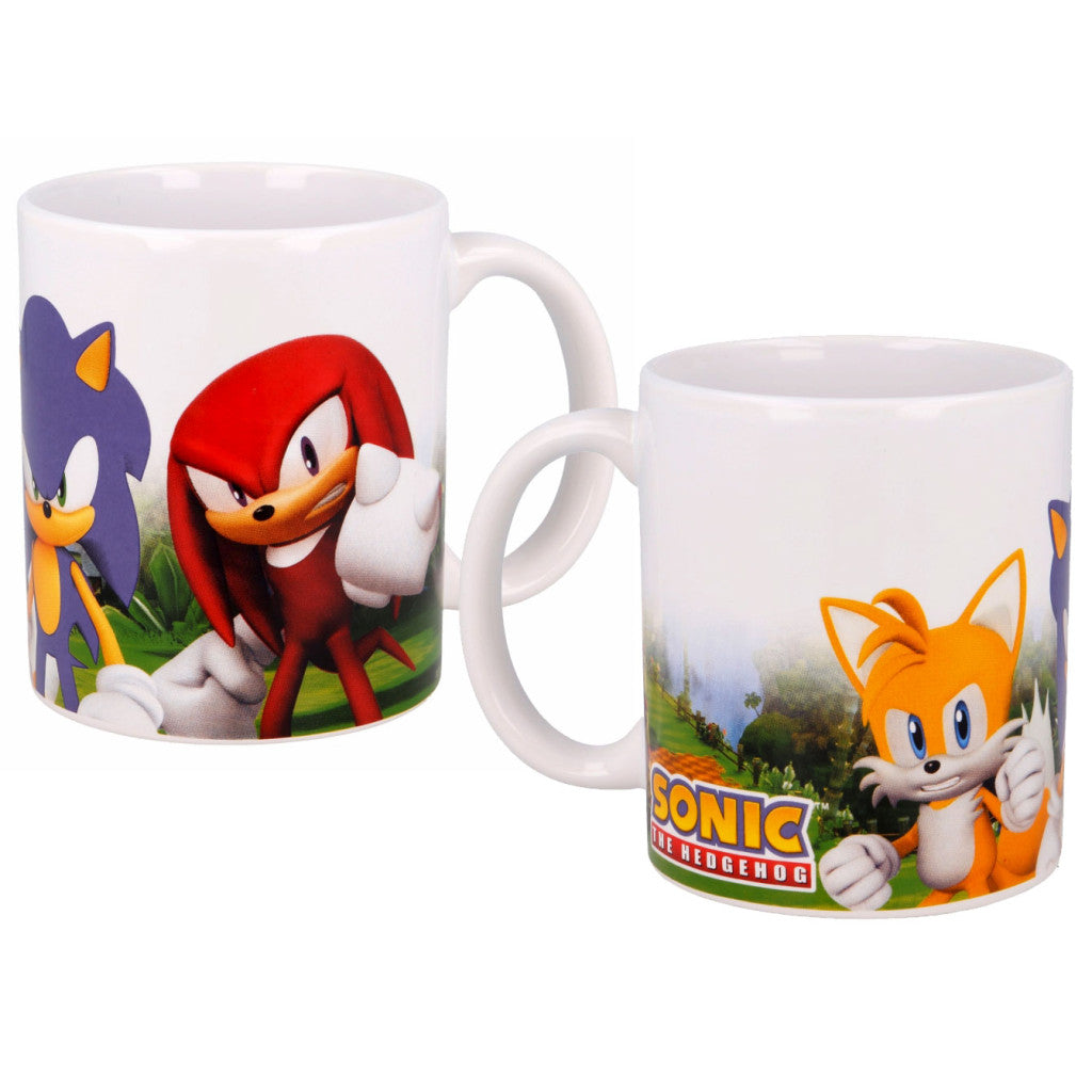 Sonic the Hedgehog Power Trio porcelāna krūze 325 ml (11 unces) dāvanu kastītē
