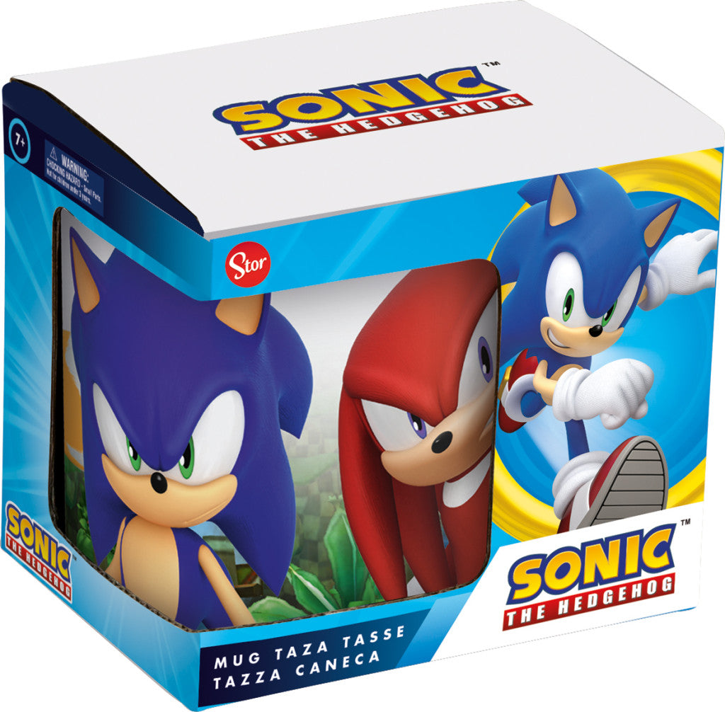 Sonic the Hedgehog Power Trio porcelāna krūze 325 ml (11 unces) dāvanu kastītē